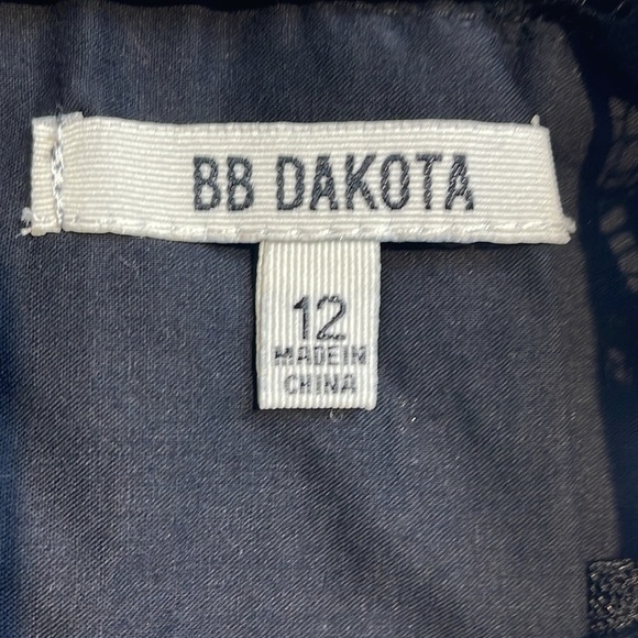 BB Dakota Lace Black Dress Size 12 - Picture 10 of 10